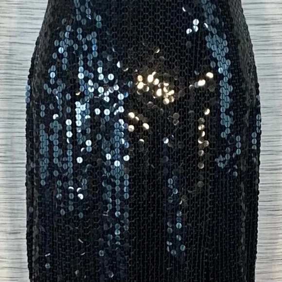 Niteline by Della Roufogali Black Sequin Evening Gown - Picture 4 of 15